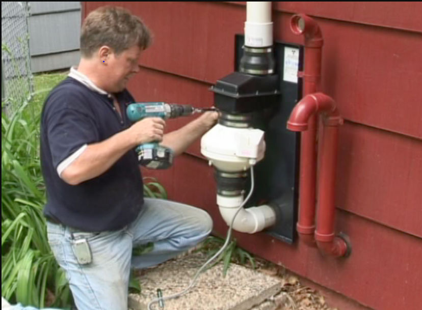 radon mitigation system installation